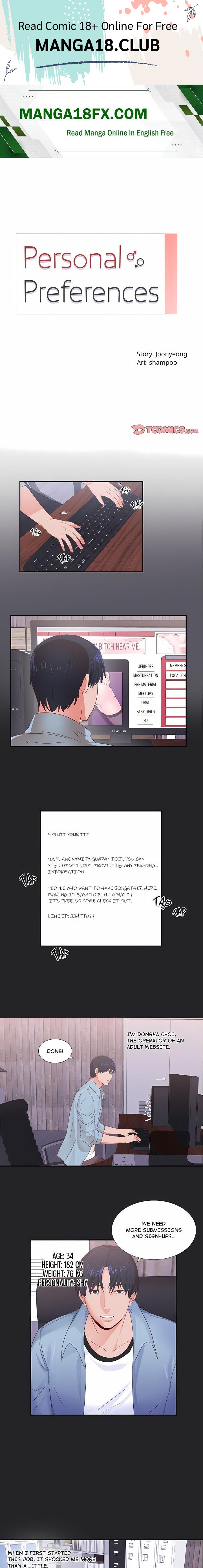 Personal Preferences — Chapter 1 - Strona 1