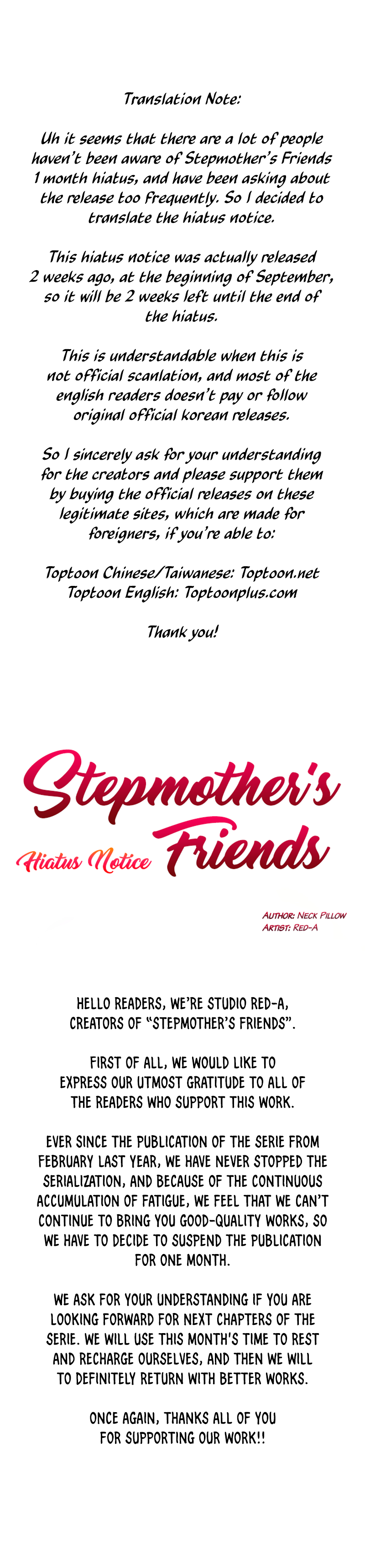 Stepmother’s Friends Chapter 84.5                              — page 1